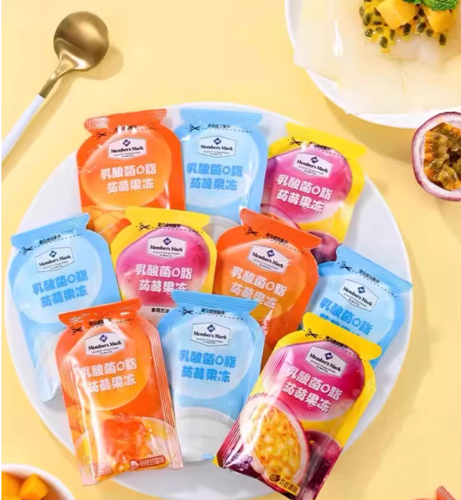 山姆儿童健康零食|乳酸菌0脂蒟蒻果冻