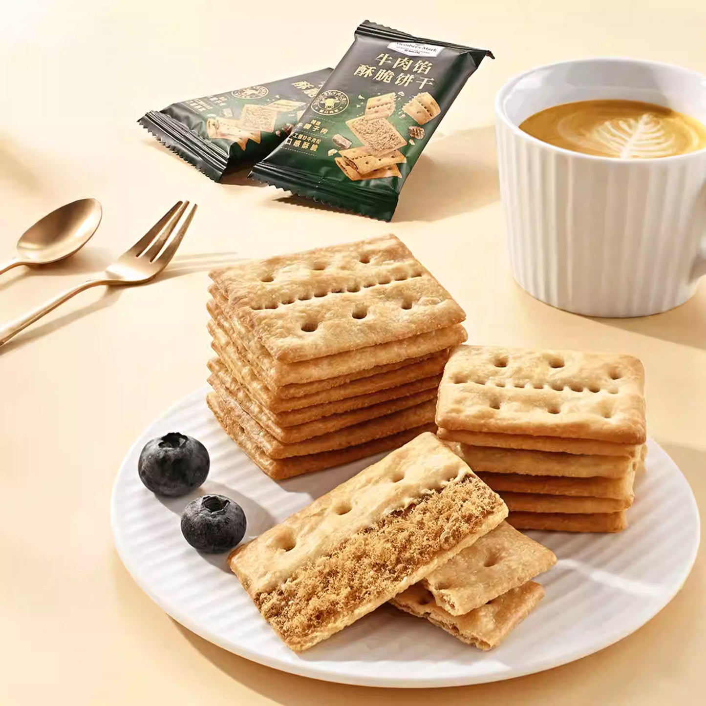 Member's Mark 牛肉馅酥脆饼干|单包10g