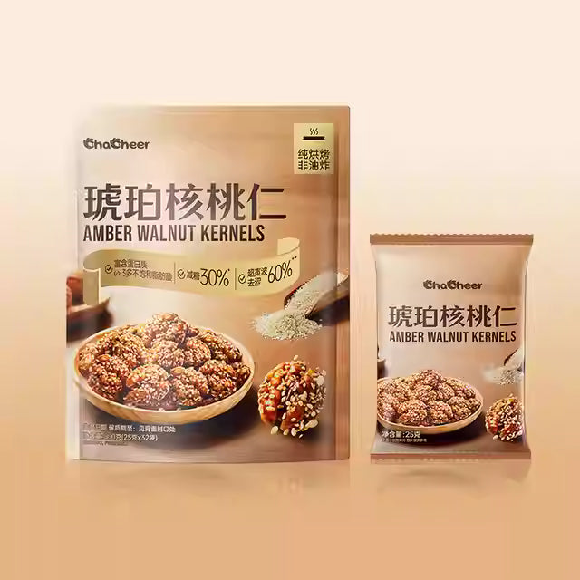 山姆琥珀焦糖芝麻核桃仁|单包25克