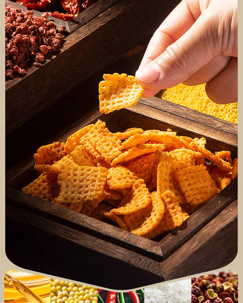 怀旧经典|太阳小米锅巴脆老式80后怀旧|50克单包