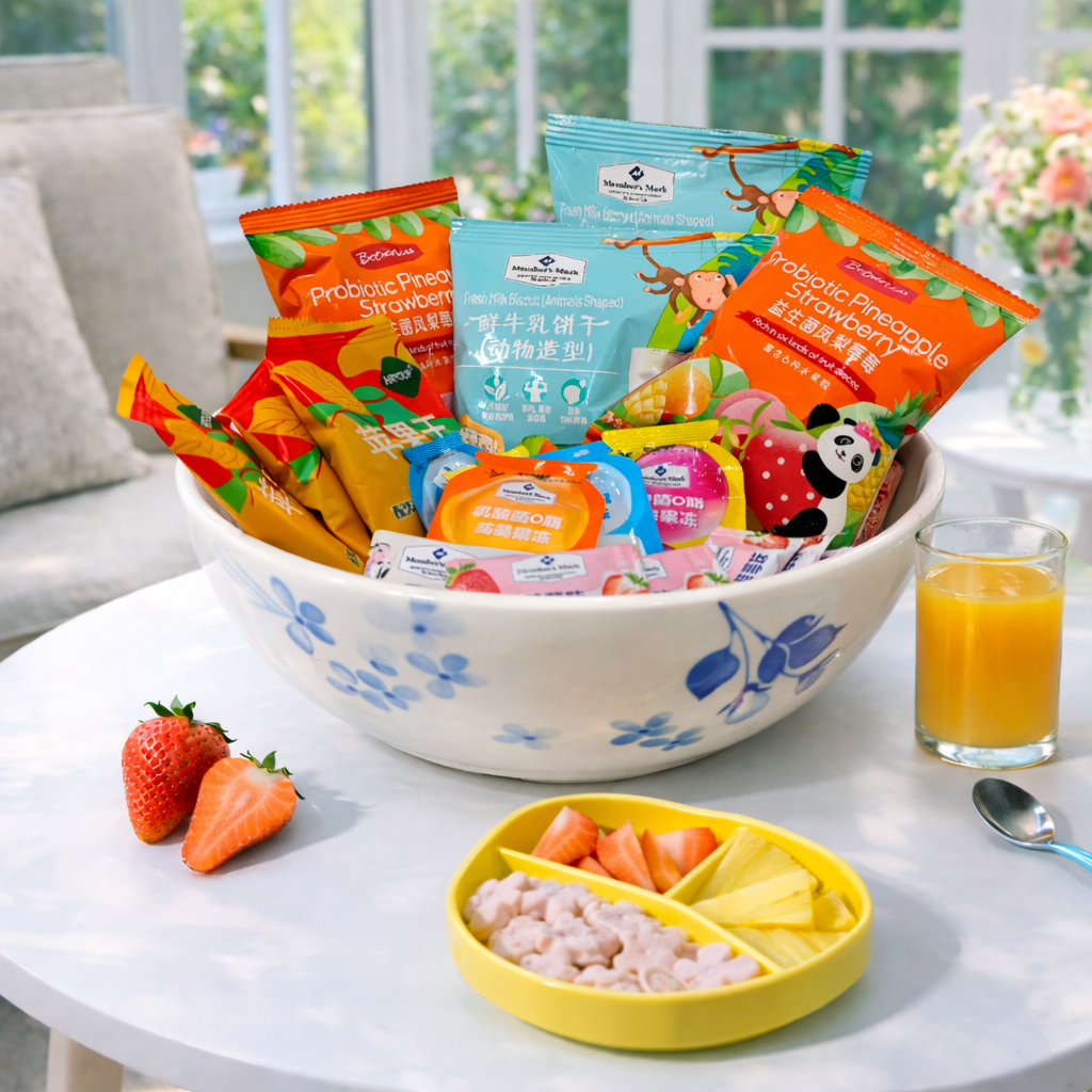 儿童益生菌零食尝鲜包（约21件）